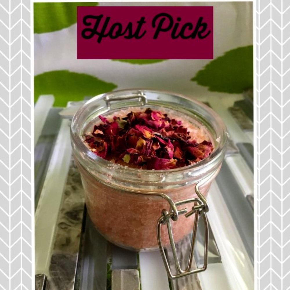Organic Coconut Rose Body Polish - Custom Handmade